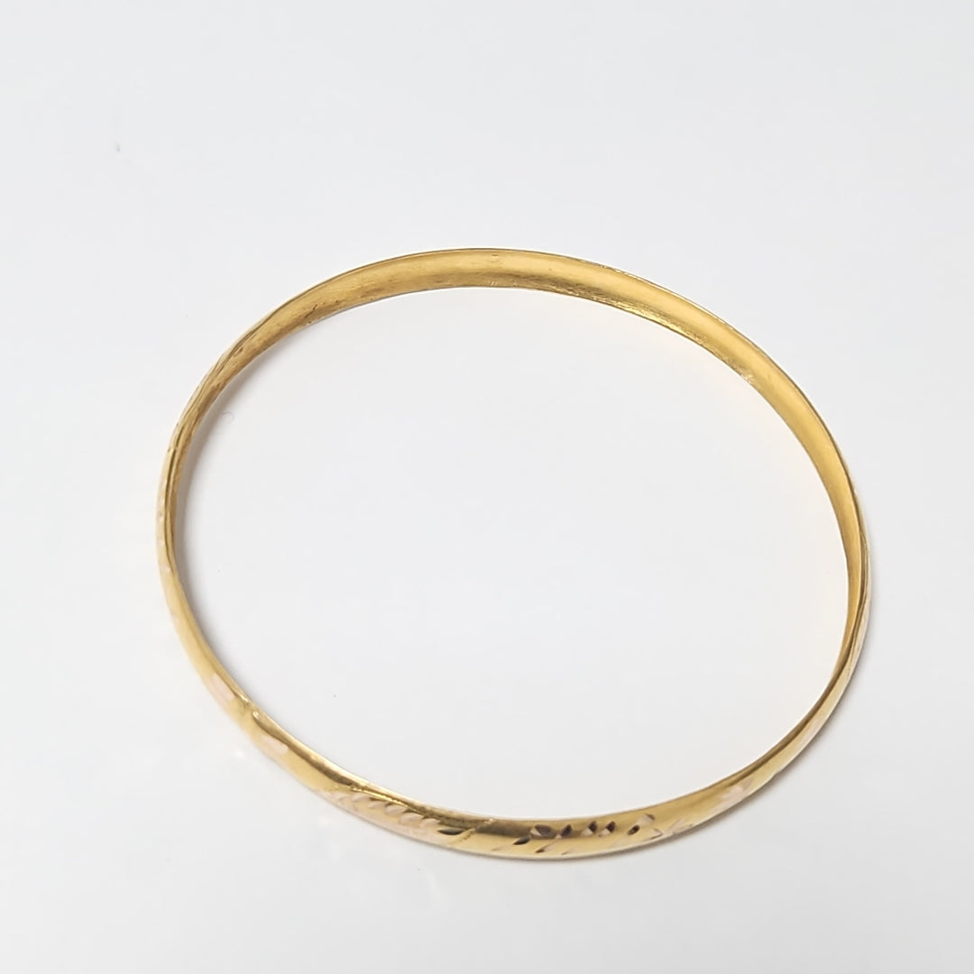 PULSERA RIGIDA ORO 10 K 5,80 GRMS (SEMINUEVO)