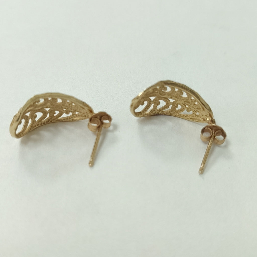 ARRACADAS PAR ORO 14 K 2,00 GRMS (SEMINUEVO)