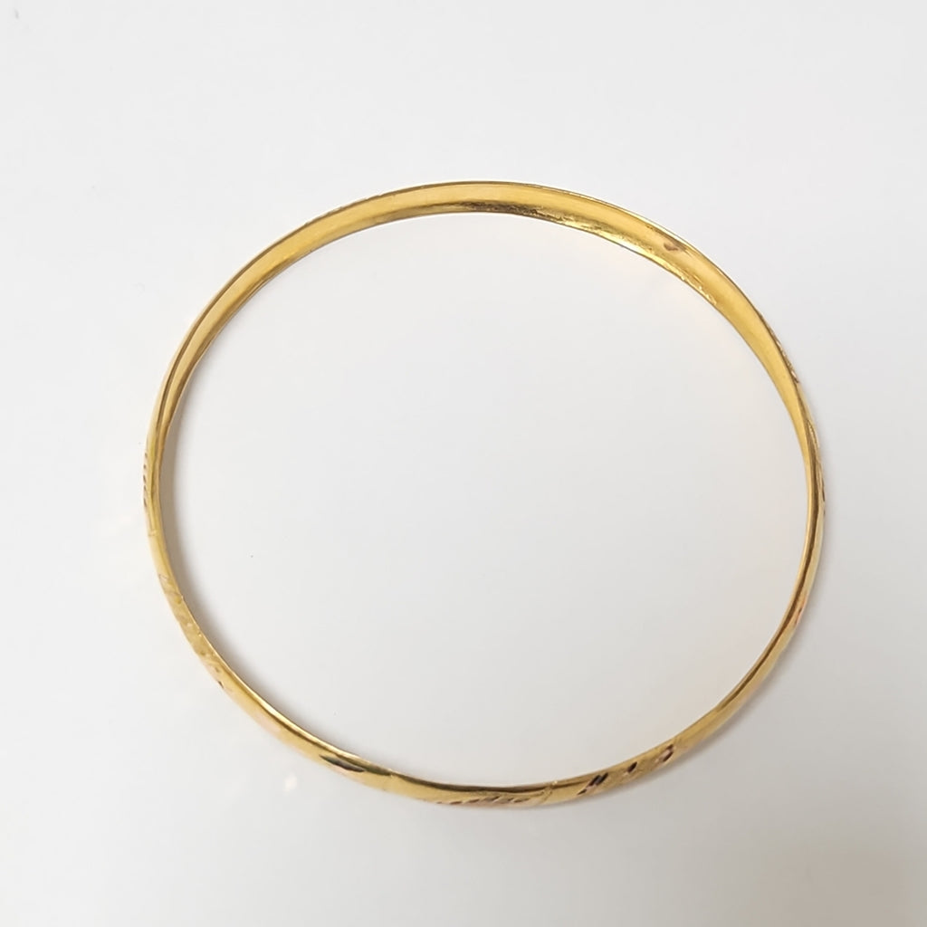 PULSERA RIGIDA ORO 10 K 6,20 GRMS (SEMINUEVO)