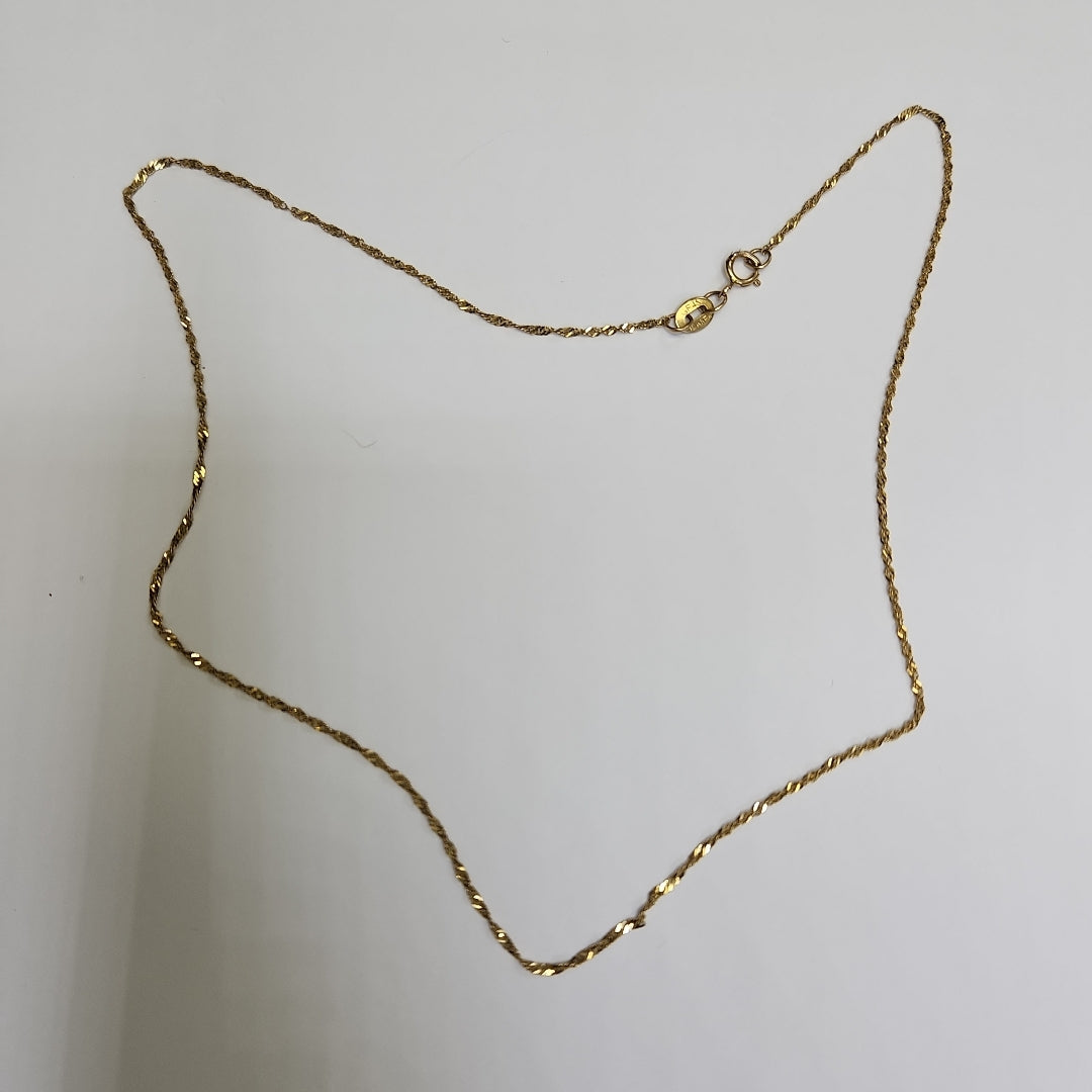 CADENA ORO 10 K 0.9 GRMS (SEMINUEVO)