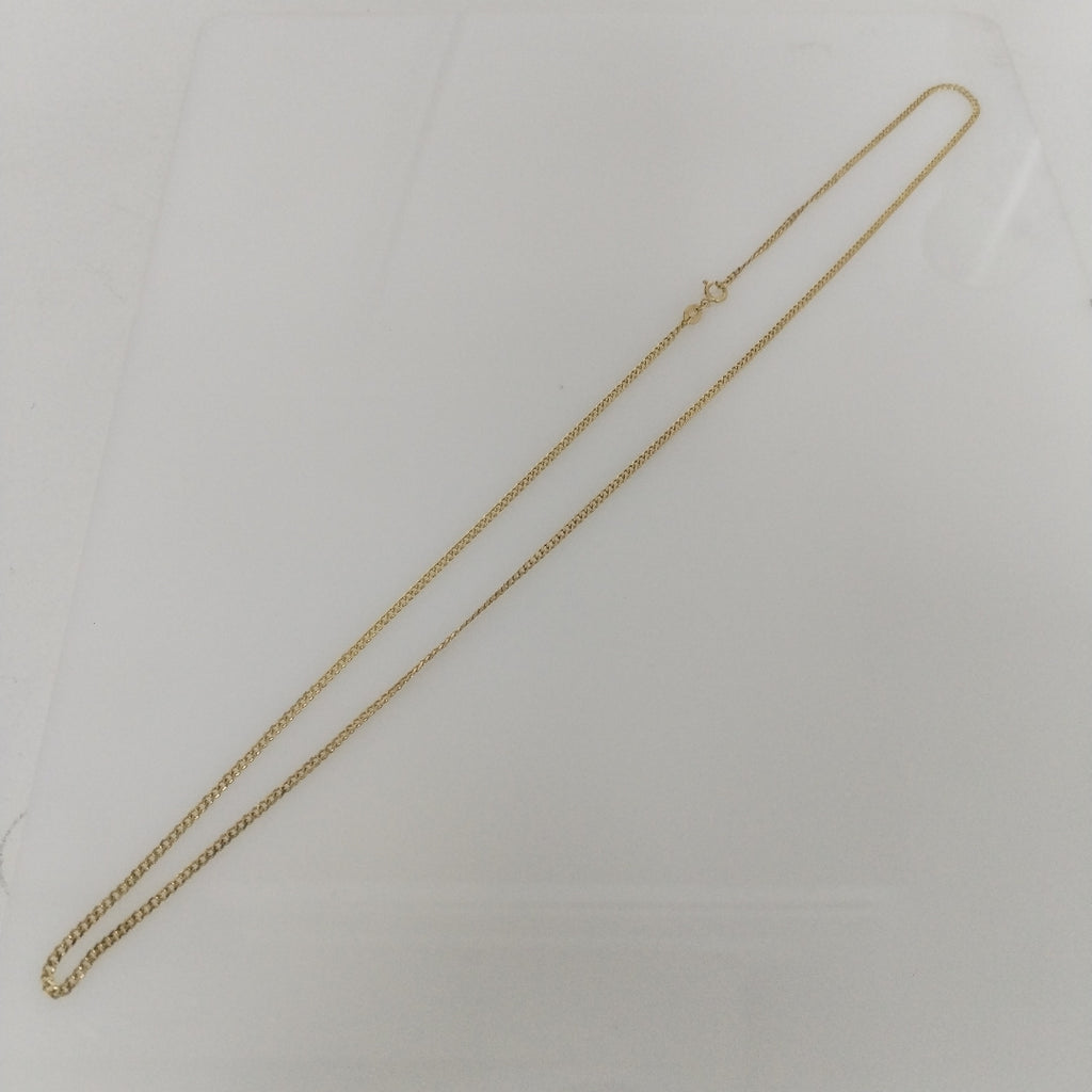 CADENAS TEJIDO BARBADA ORO 10K 60 CM 4.2 GR (NUEVO)