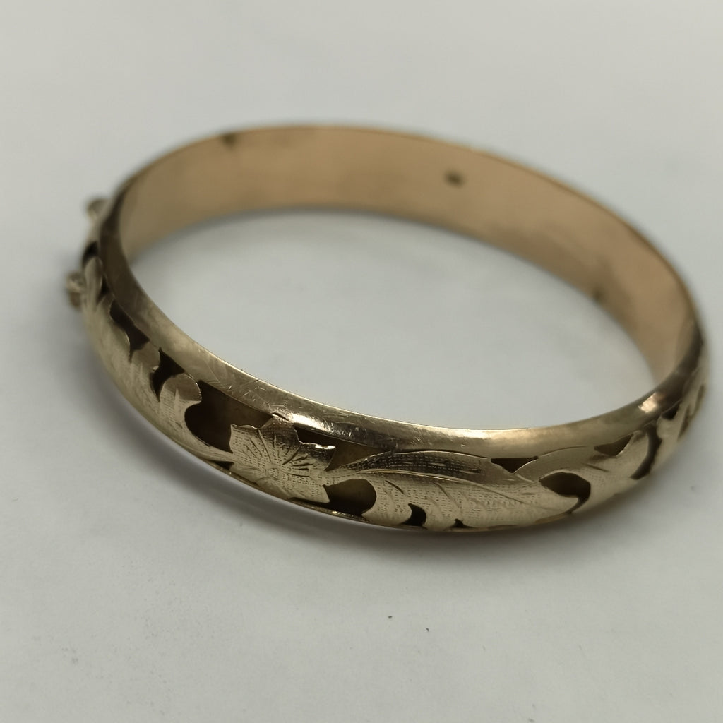 PULSERA RIGIDA ORO 14 K 21,00 GRMS (SEMINUEVO)