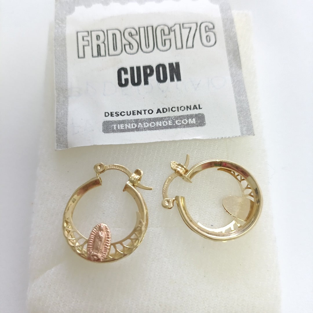 ARRACADAS PAR ORO 10 K 2.9 GRMS (SEMINUEVO)
