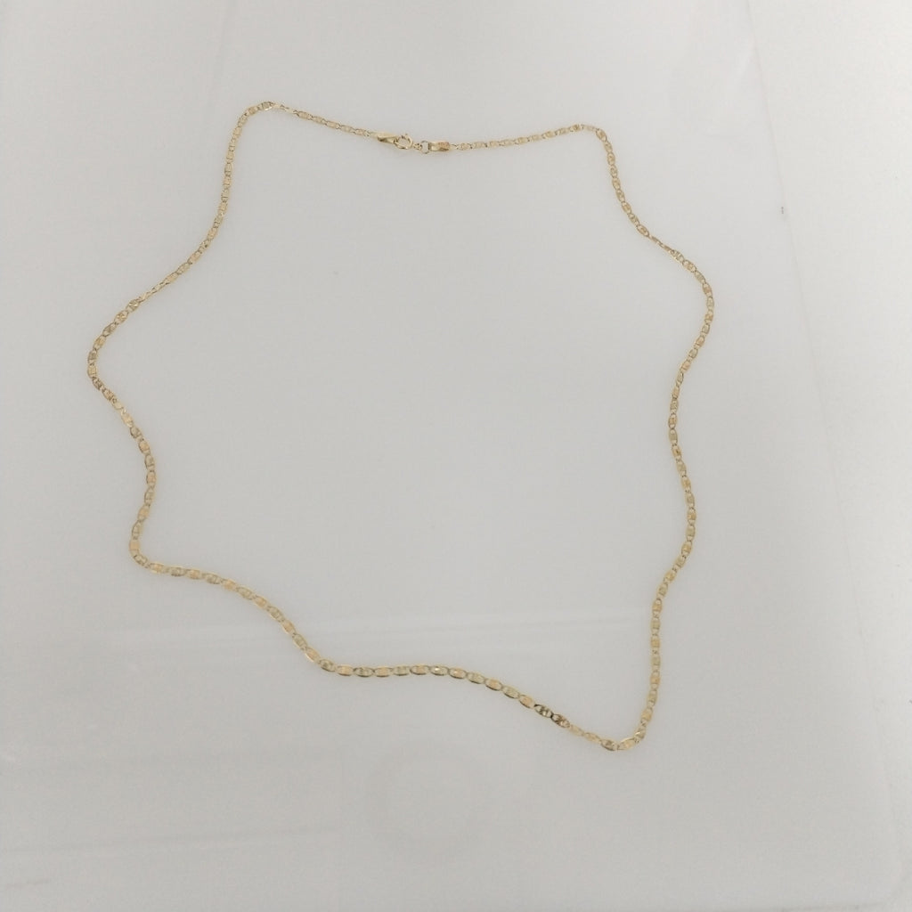 CADENAS TEJIDO GUCHI ORO 10K 55 CM 2.9 GR (NUEVO)