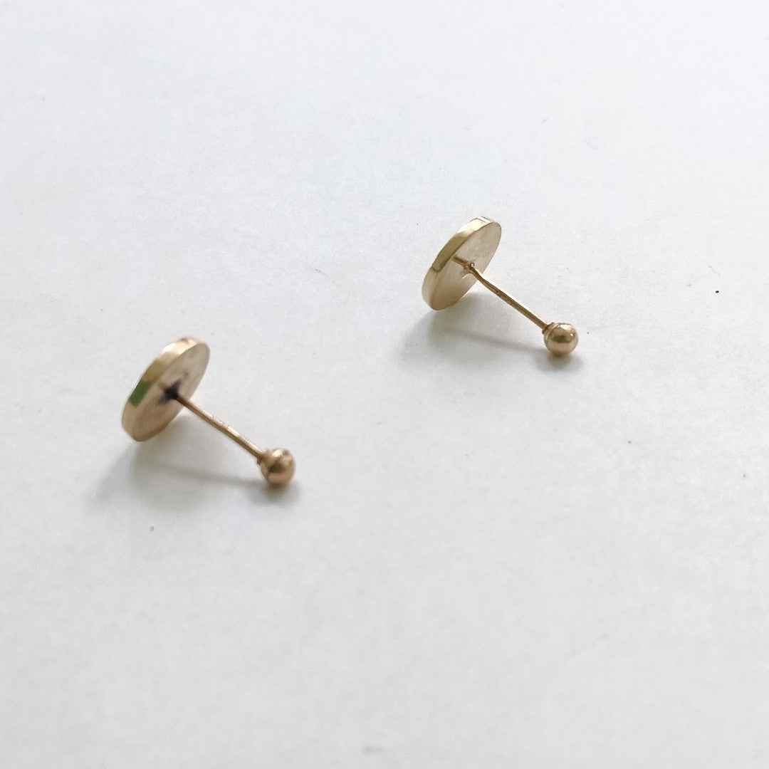 ARETES PAR ORO 14 K 3.2 GRMS (SEMINUEVO)