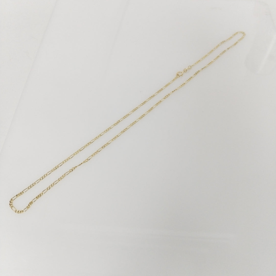 CADENAS TEJIDO 3X1 ORO 10K 50 CM 2.9 GR (NUEVO)