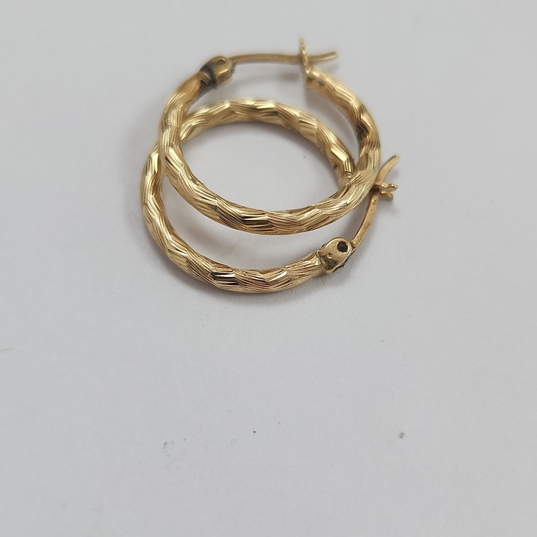 ARRACADAS PAR ORO 10 K 1,90 GRMS (SEMINUEVO)