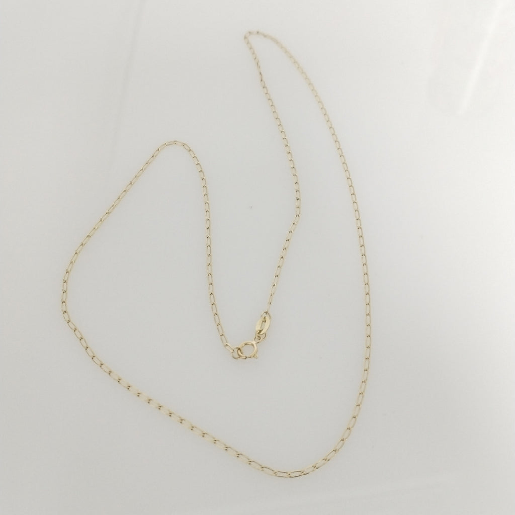 CADENAS TEJIDO ESLABONES ORO 10K 55 CM 1.9 GR (NUEVO)