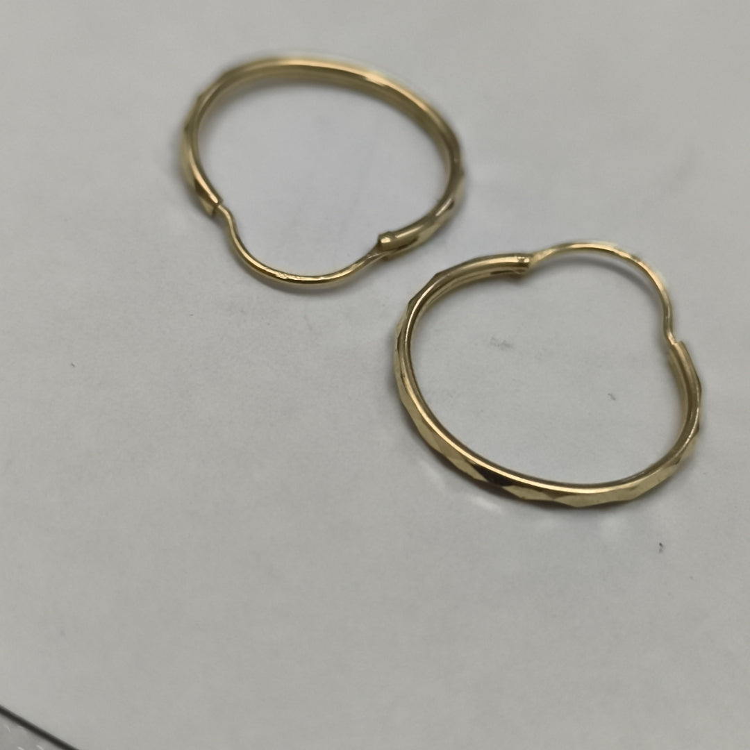 ARRACADAS PAR ORO 10 K 0.8 GRMS (SEMINUEVO)