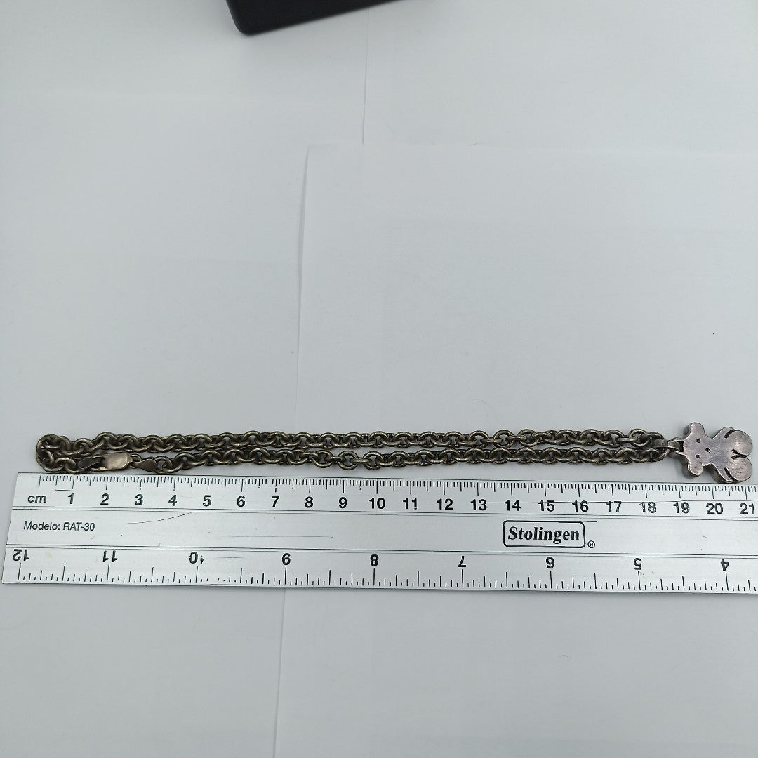 CADENA, DIJE PLATA 35.4 GRMS (SEMINUEVO)