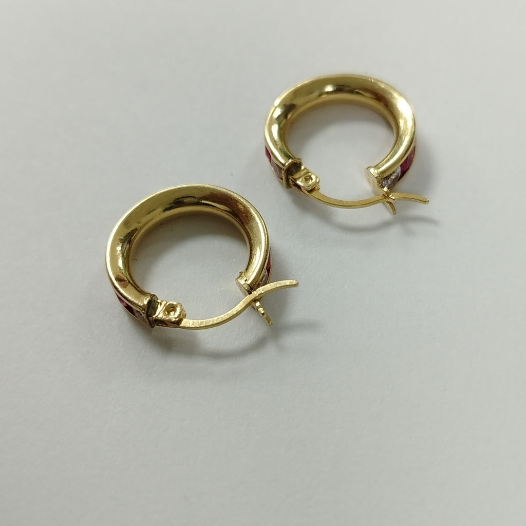 ARETES PAR ORO 14 K 3,00 GRMS (SEMINUEVO)