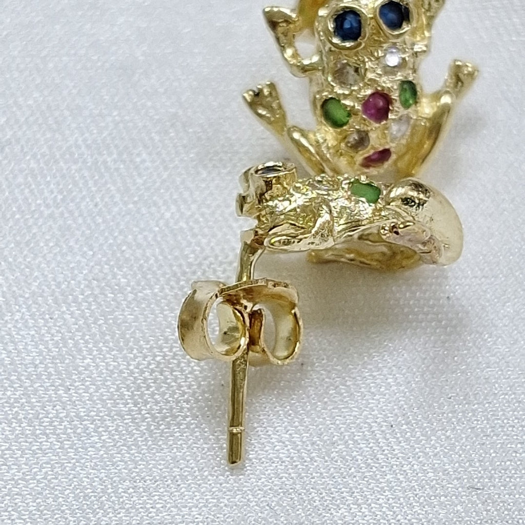 BROQUELES PAR ORO 14 K 2.9 GRMS (SEMINUEVO)