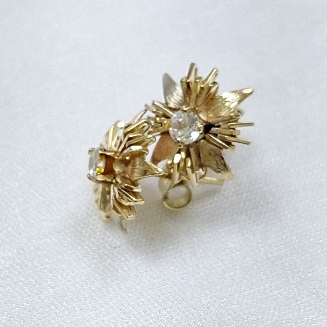 ARETES PAR ORO 14 K 2,30 GRMS (SEMINUEVO)