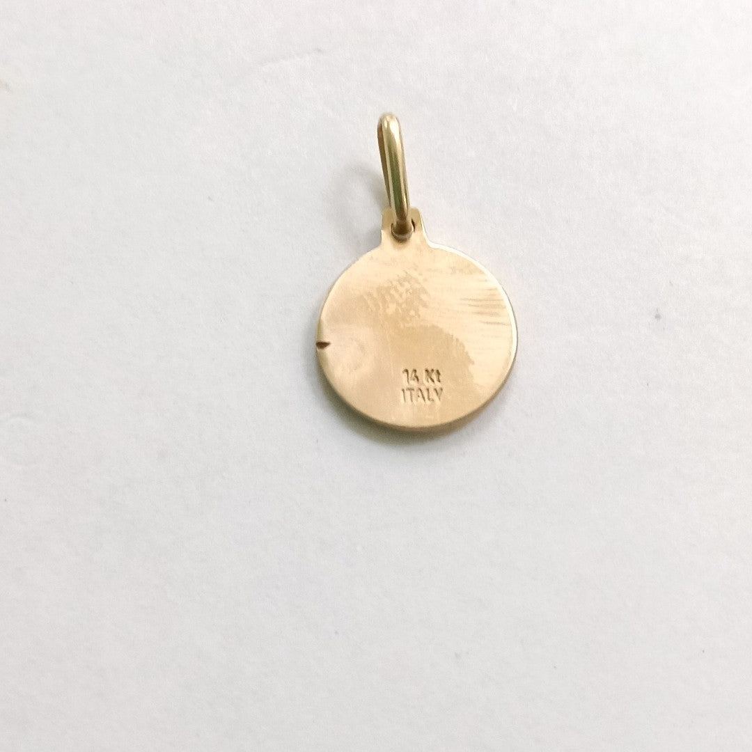 MEDALLA RELIGIOSA ORO 14 K 1,50 GRMS (SEMINUEVO)