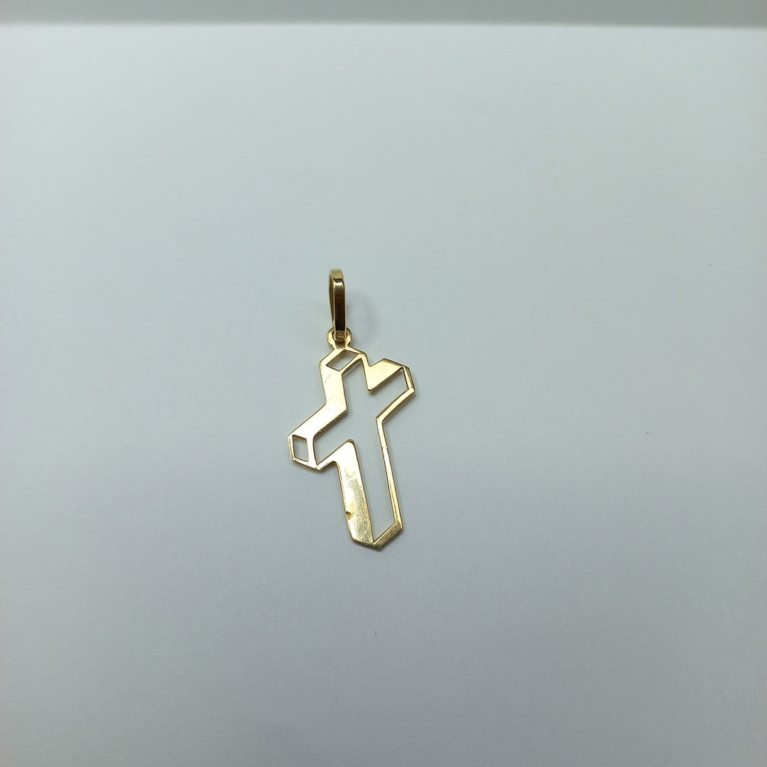 CRUZ,DIJE ORO 14 K 1,60 GRMS (SEMINUEVO)
