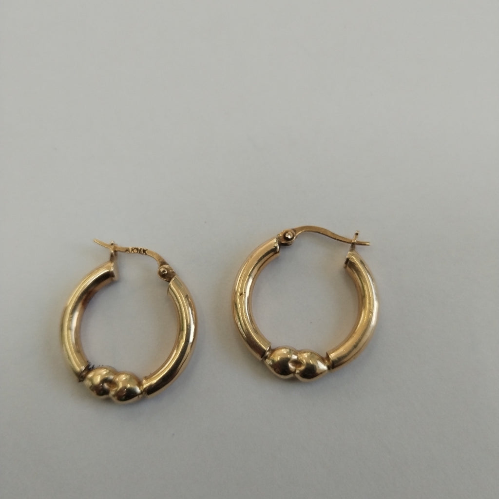 ARRACADAS PAR ORO 14 K 2.4 GRMS (SEMINUEVO)