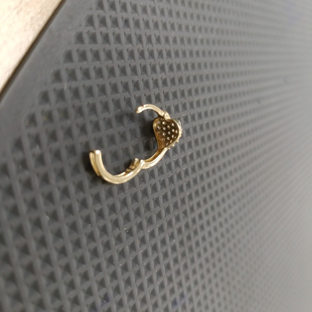 ARRACADAS PAR ORO 14 K 1.7 GRMS (SEMINUEVO)
