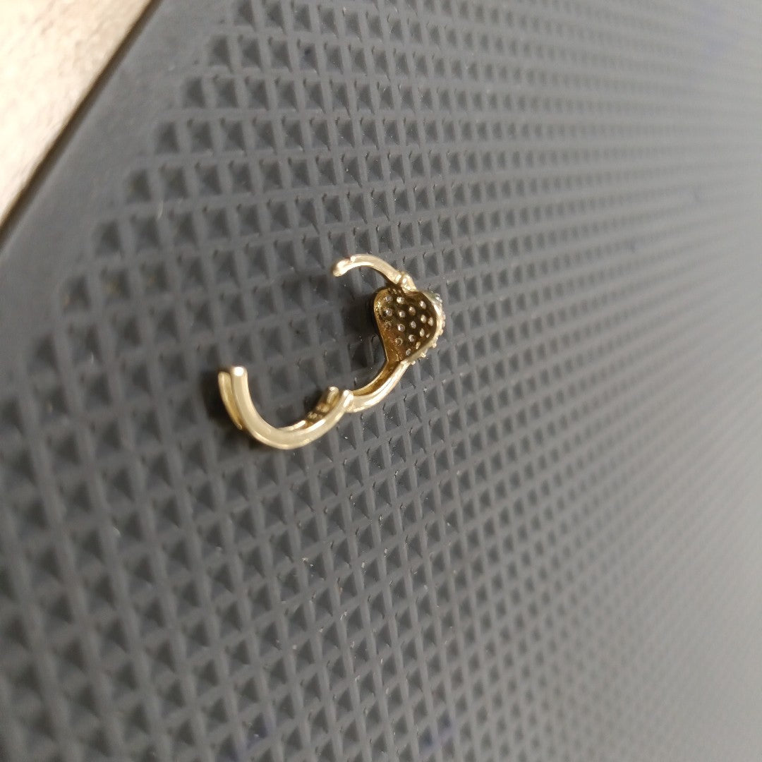 ARRACADAS PAR ORO 14 K 1.7 GRMS (SEMINUEVO)