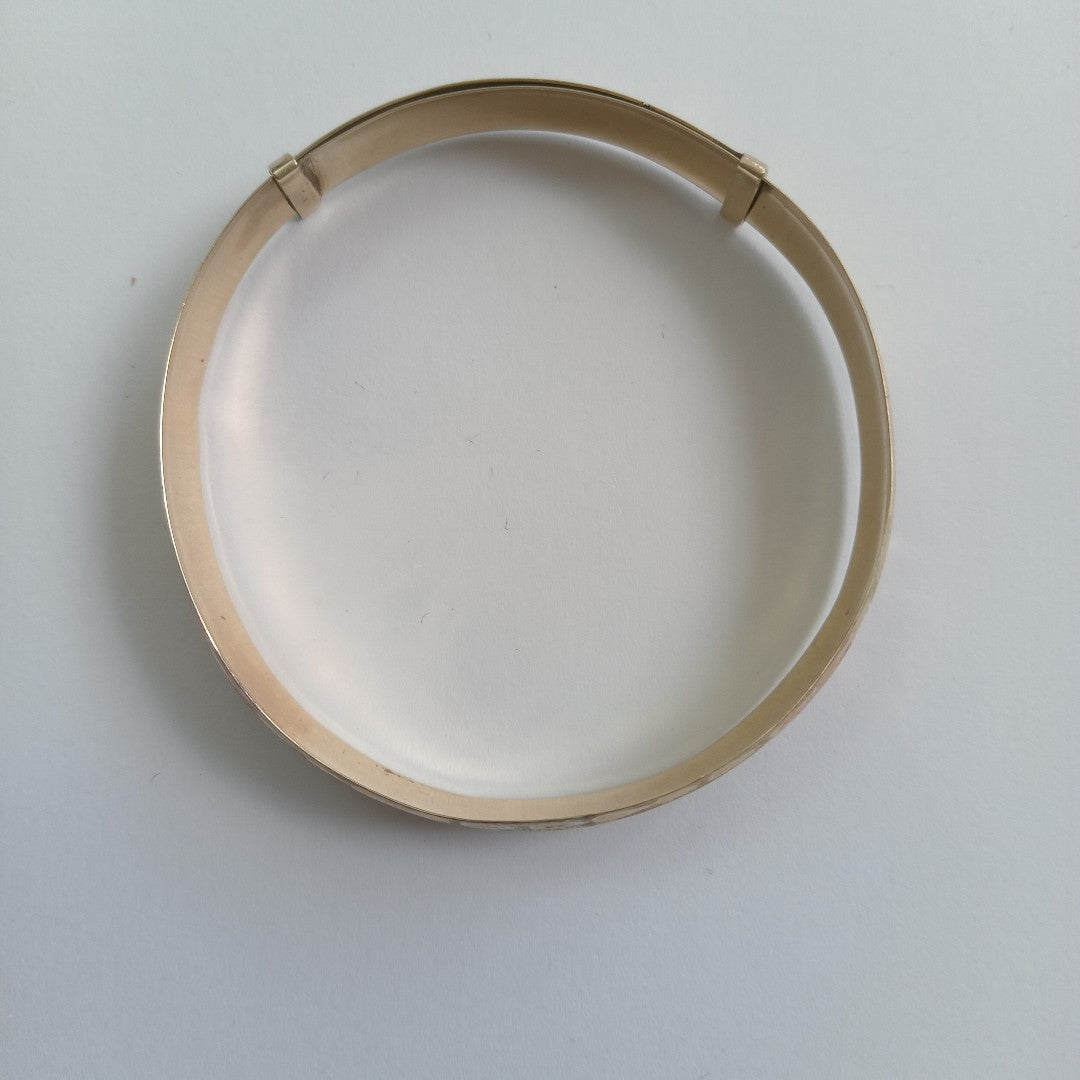 PULSERA RIGIDA ORO 10 K 6,50 GRMS (SEMINUEVO)