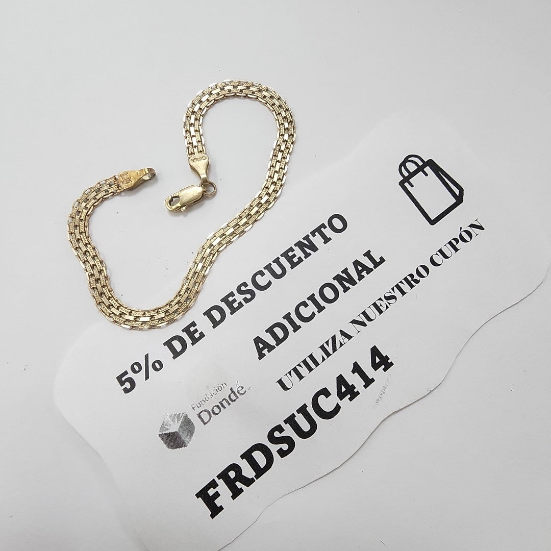PULSERA ORO 10 K 4.1 GRMS (SEMINUEVO)
