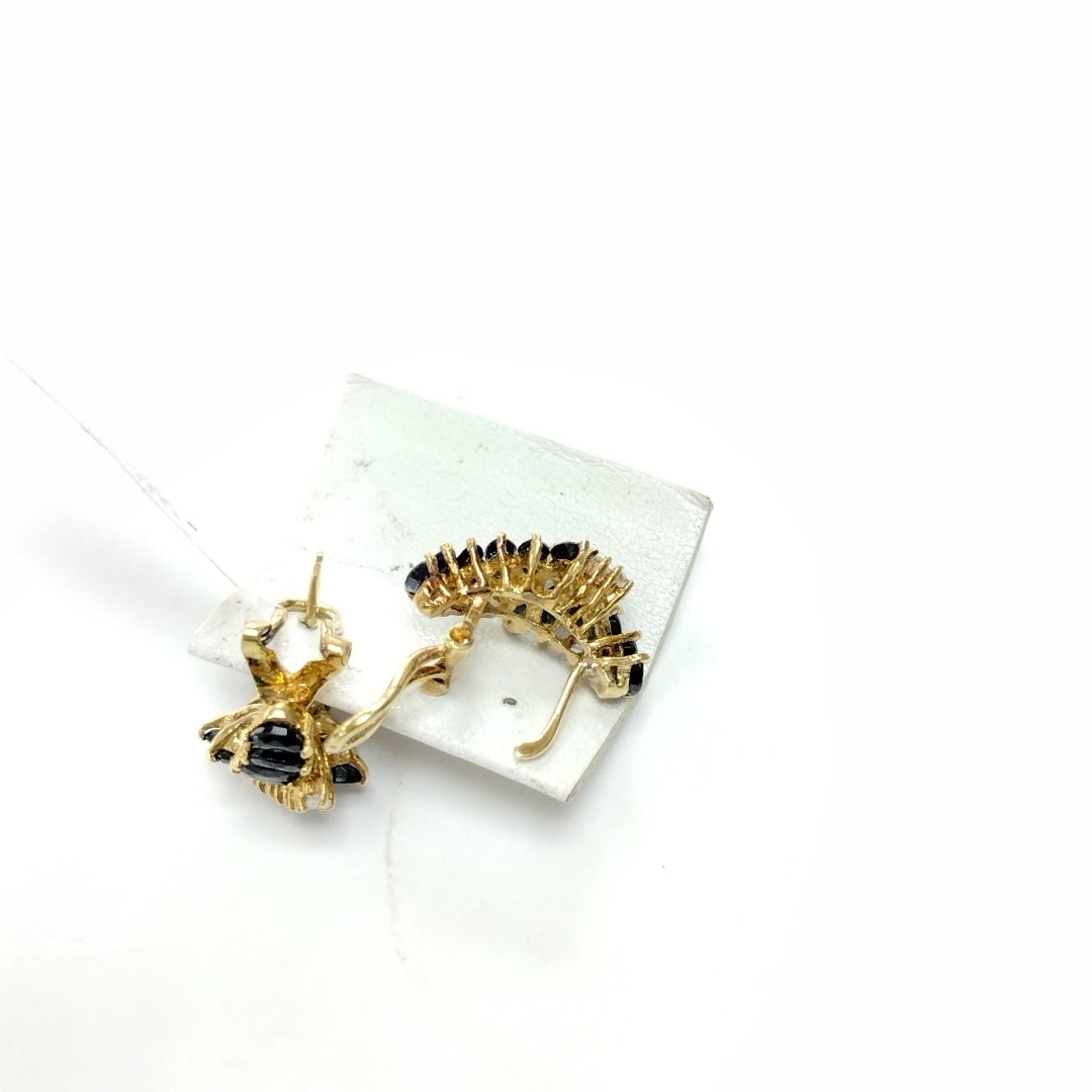 ARETES PAR ORO 14 K 6.3 GRMS (SEMINUEVO)