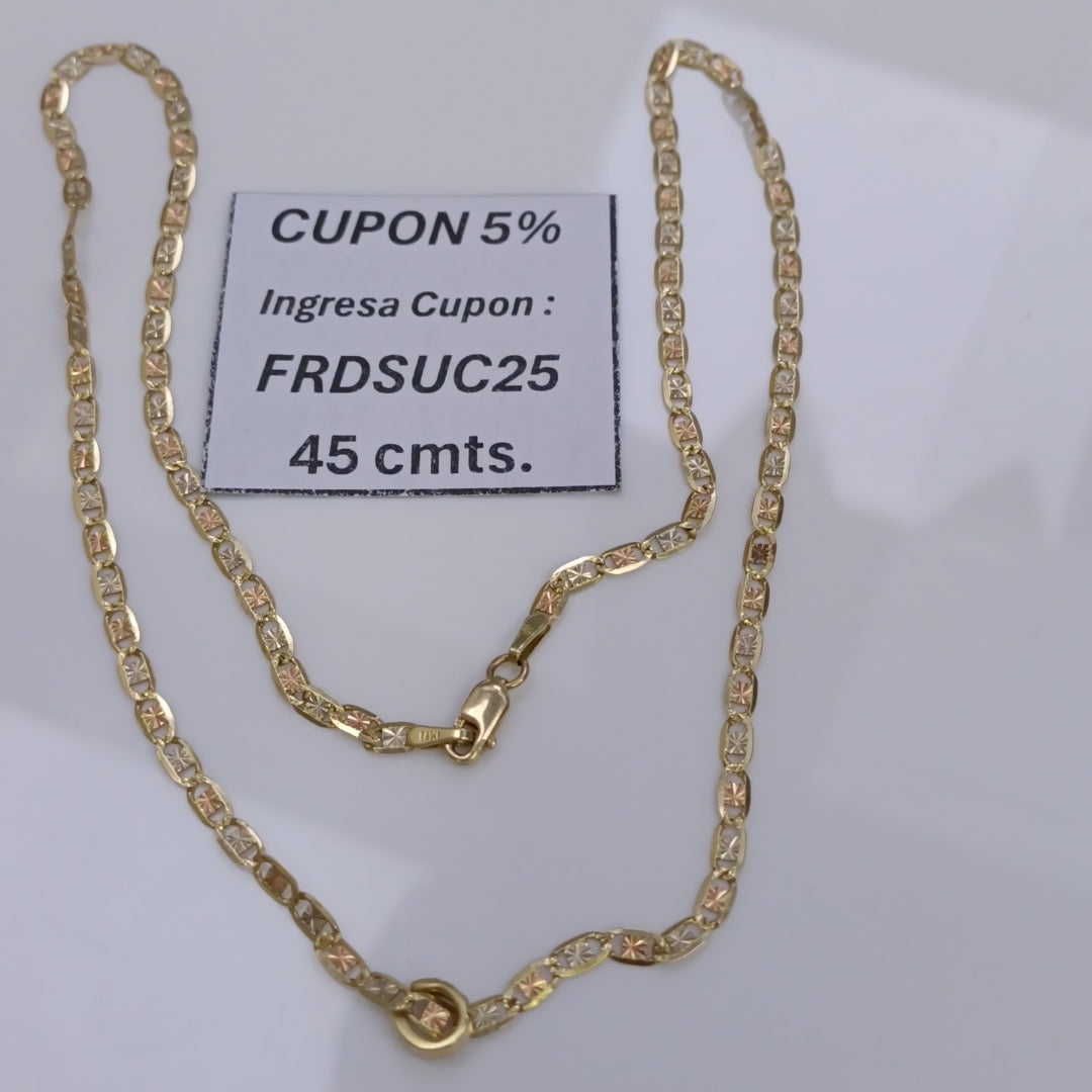 CADENA, DIJE ORO 14 K 4.1 GRMS (SEMINUEVO)
