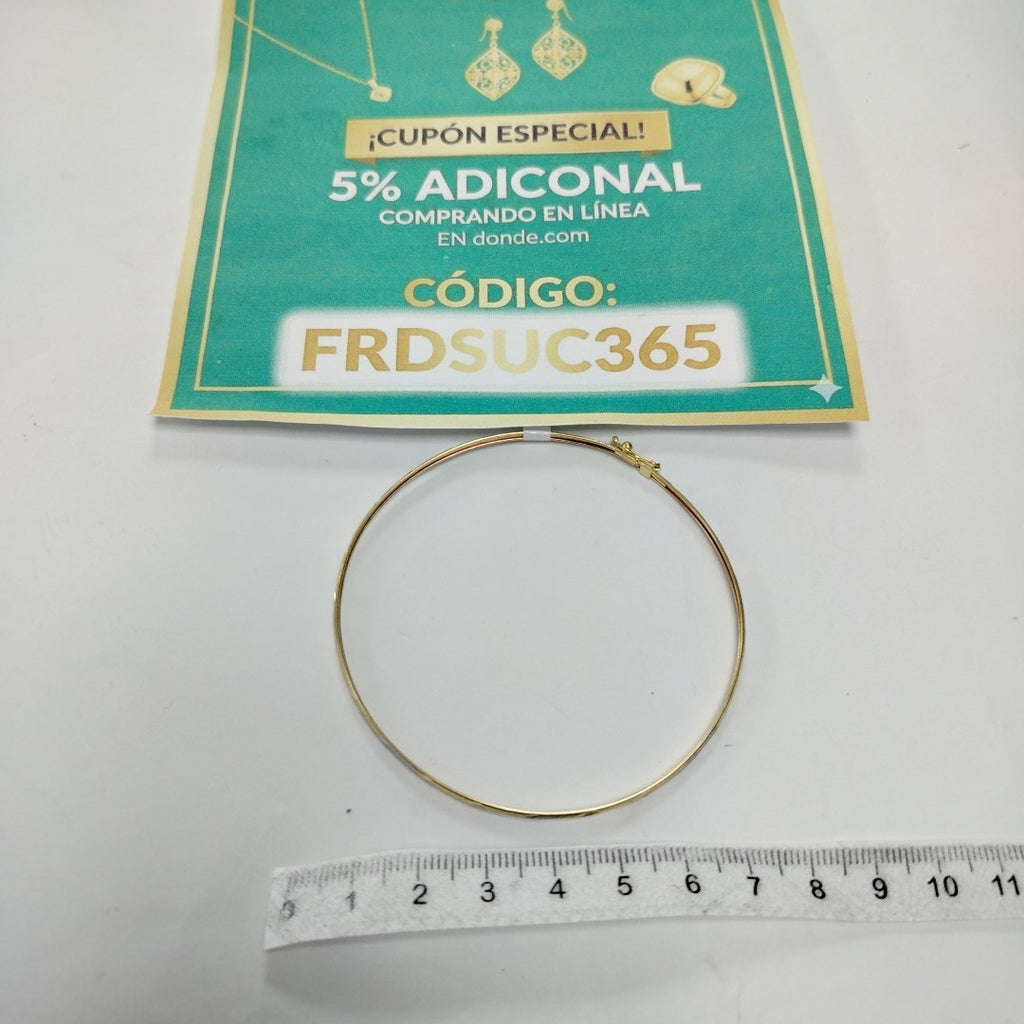 PULSERA RIGIDA ORO,ORO COMBINADO 14 K 2,30 GRMS (SEMINUEVO)