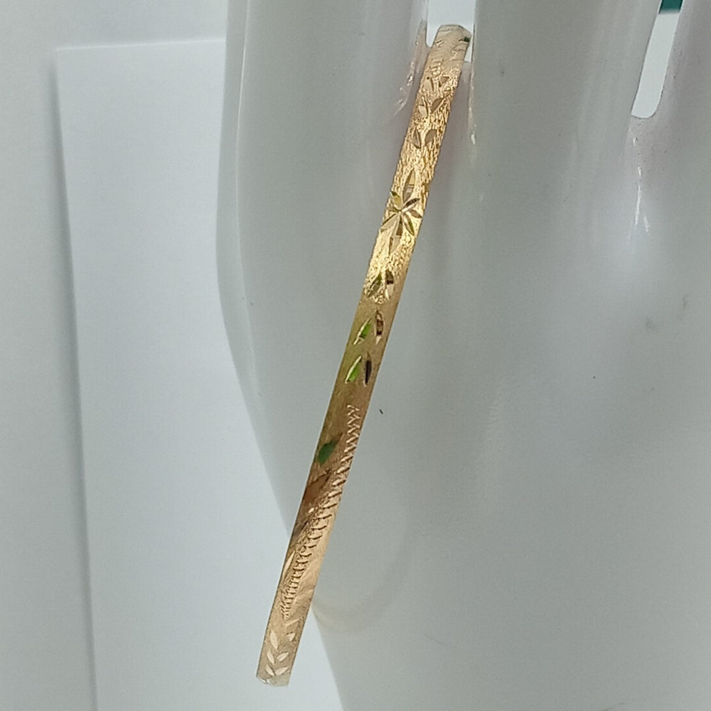 PULSERA RIGIDA ORO 14 K 3,40 GRMS (SEMINUEVO)