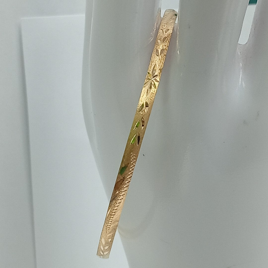 PULSERA RIGIDA ORO 14 K 3,40 GRMS (SEMINUEVO)