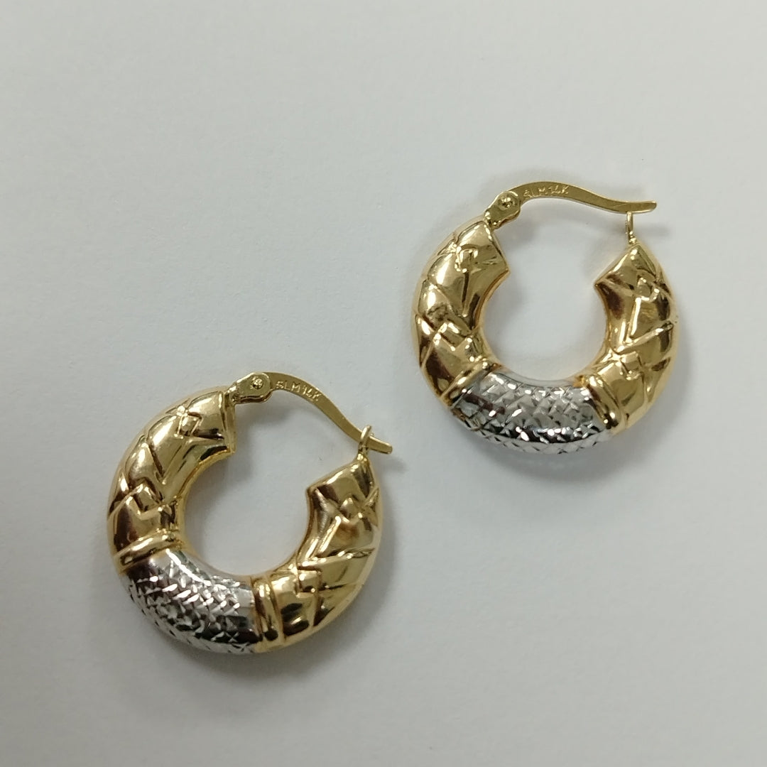 ARRACADAS PAR ORO 14 K 2,40 GRMS (SEMINUEVO)