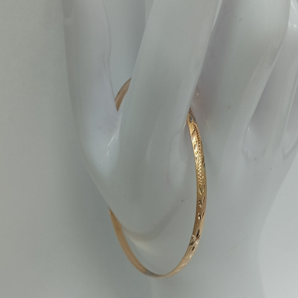 PULSERA RIGIDA ORO 14 K 3,40 GRMS (SEMINUEVO)
