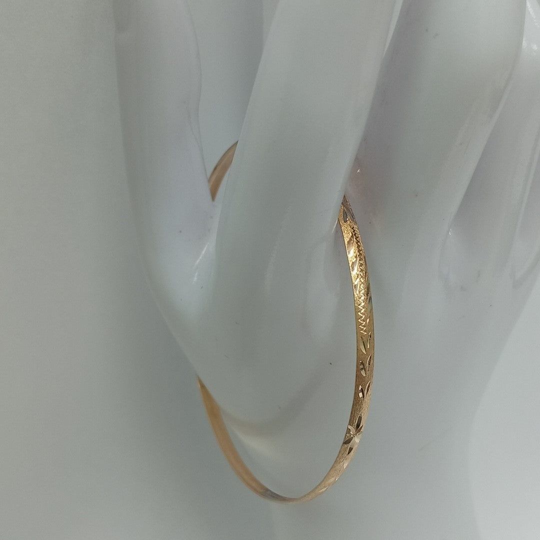 PULSERA RIGIDA ORO 14 K 3,40 GRMS (SEMINUEVO)