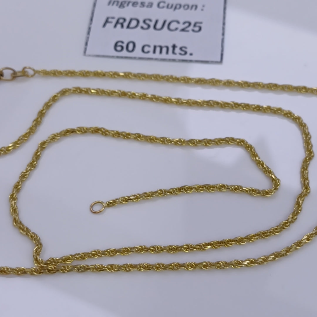 CADENA ORO 14 K 8,00 GRMS (SEMINUEVO)