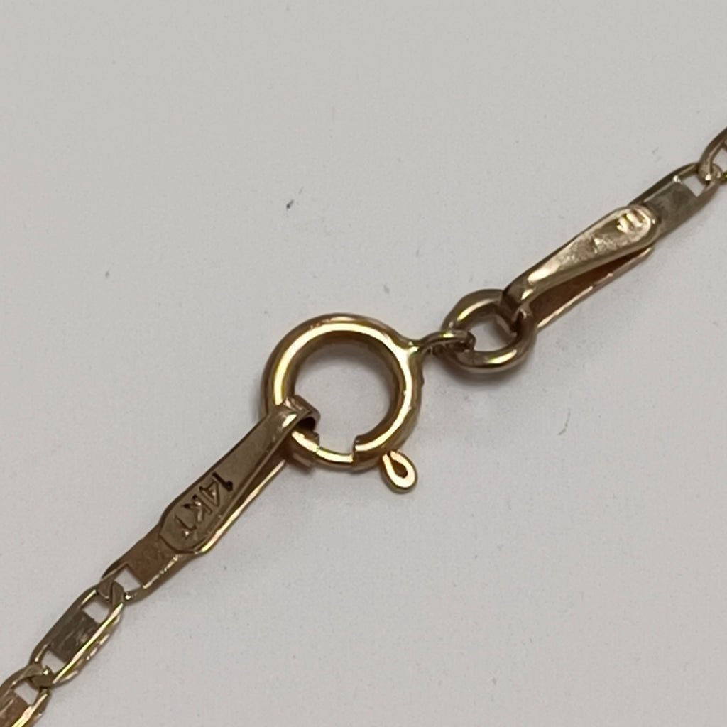 CADENA ORO, ORO COMBINADO 14 K 1.4 GRMS (SEMINUEVO)