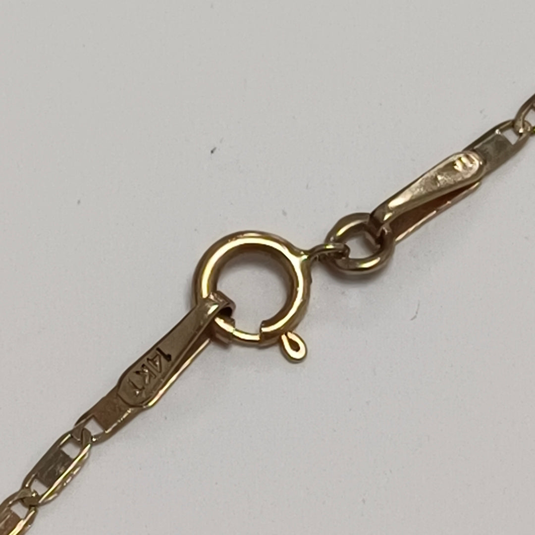CADENA ORO, ORO COMBINADO 14 K 1.4 GRMS (SEMINUEVO)