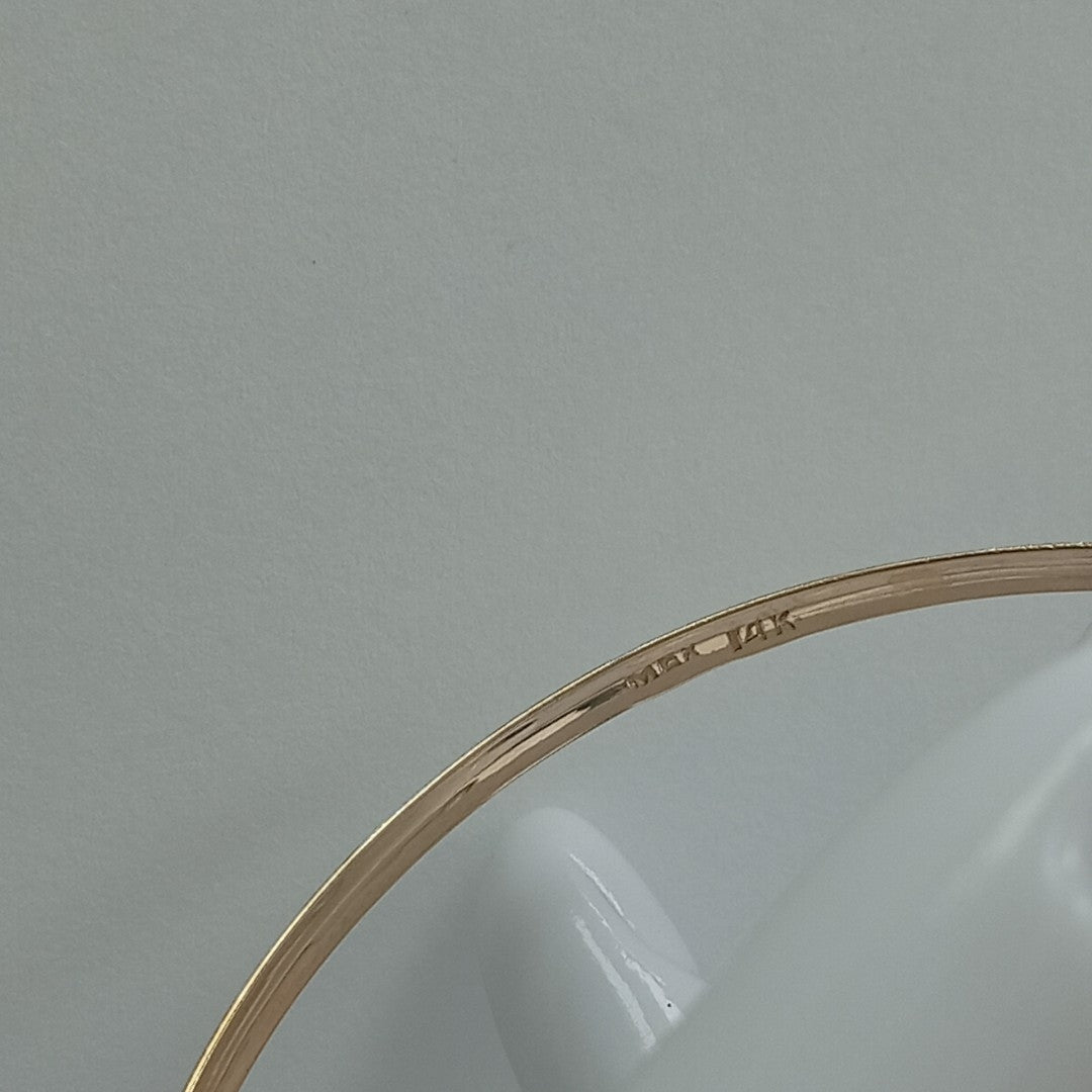 PULSERA RIGIDA ORO 14 K 3,50 GRMS (SEMINUEVO)