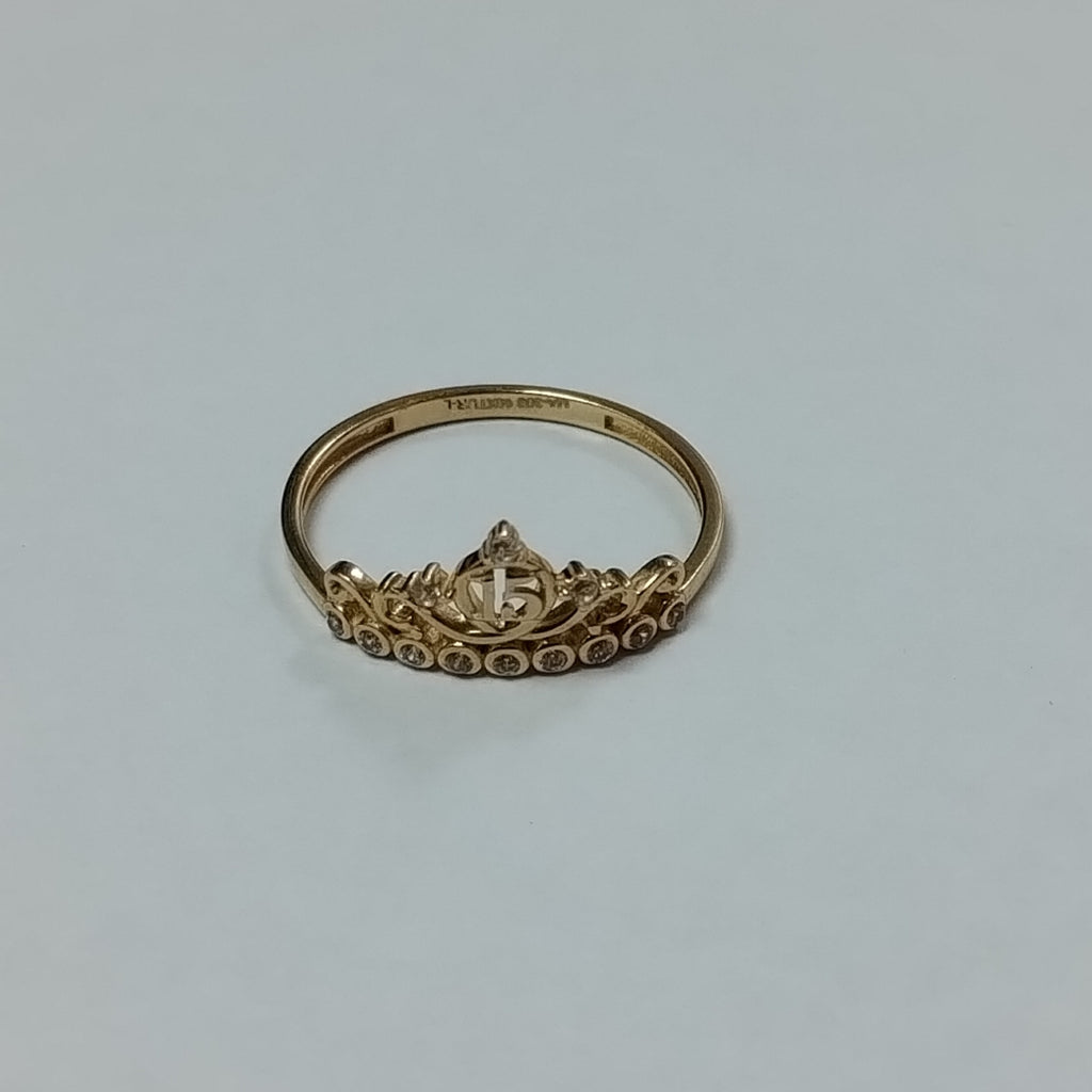 ANILLOS DAMA ORO 14K 1.5 (NUEVO)