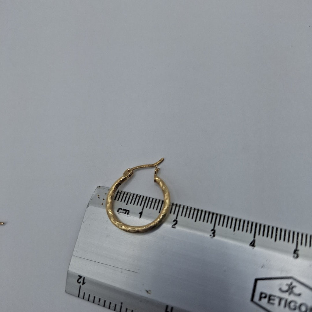 ARETES PAR ORO 14 K 1.7 GRMS (SEMINUEVO)
