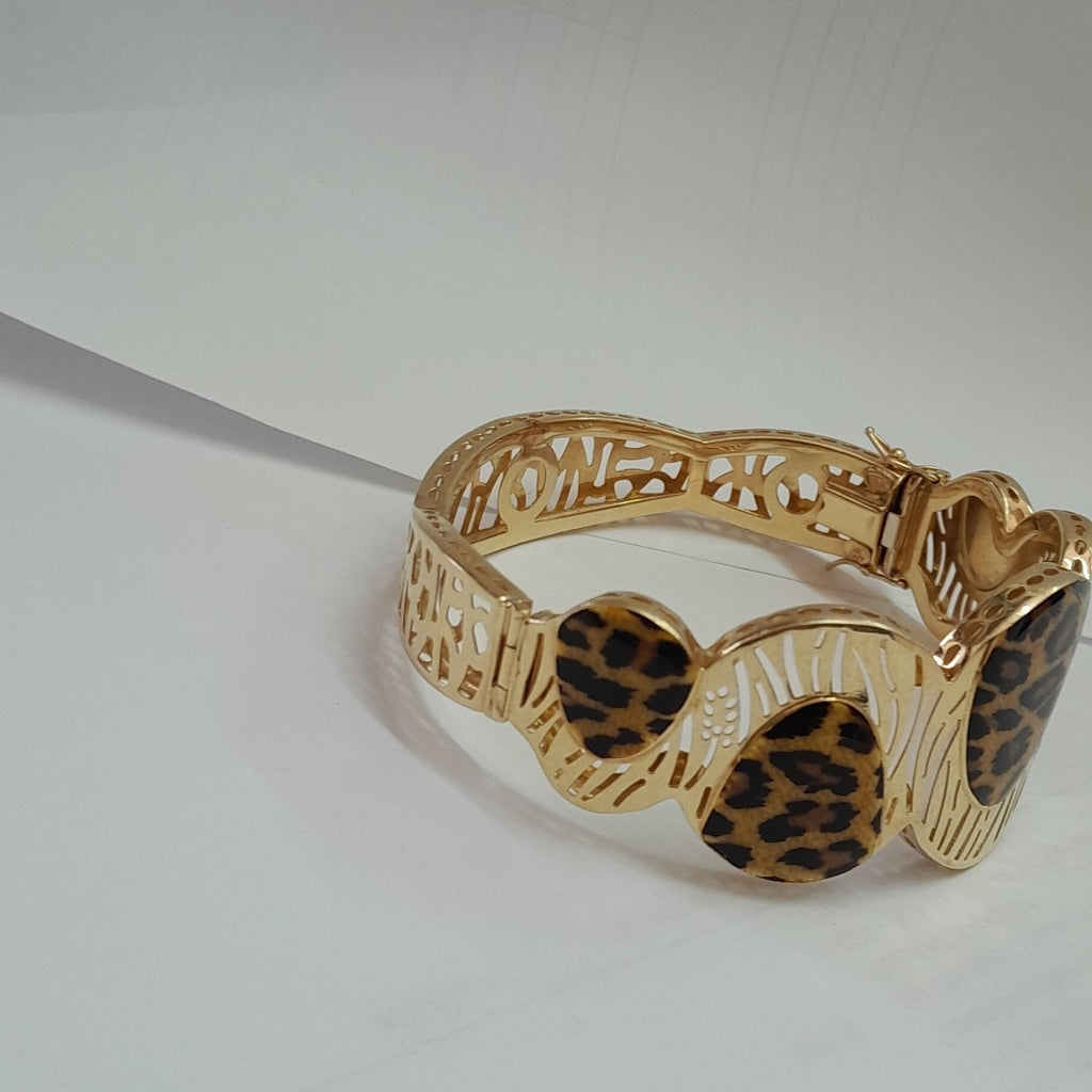 PULSERA RIGIDA ORO 14 K 21.7 GRMS (SEMINUEVO)