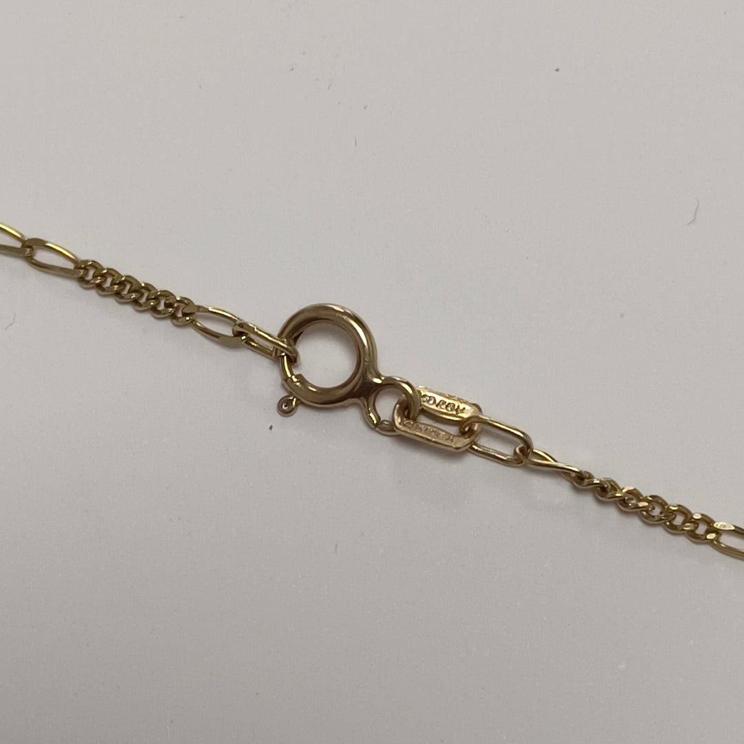CADENA, DIJE ORO 14 K 2.9 GRMS (SEMINUEVO)