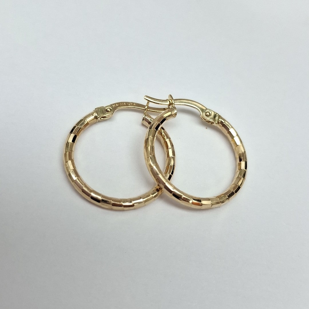 ARRACADAS ORO 14K 1.6 (NUEVO)