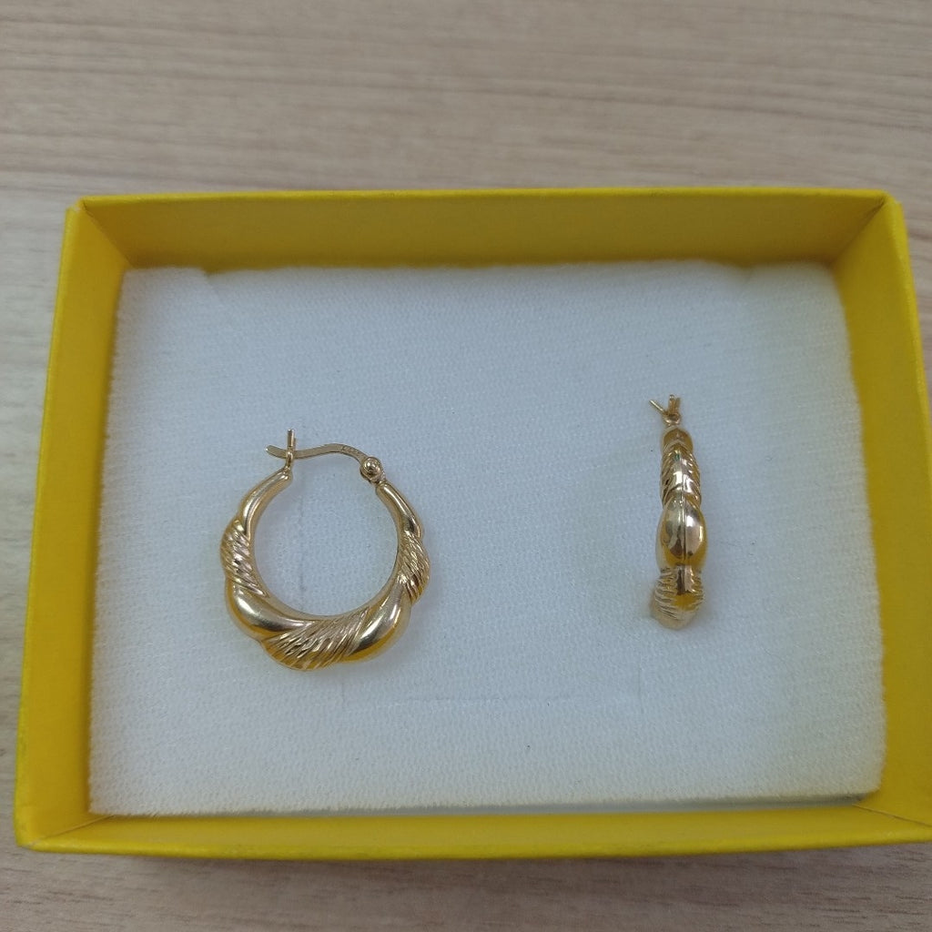 ARRACADAS PAR ORO 14 K 2,50 GRMS (SEMINUEVO)