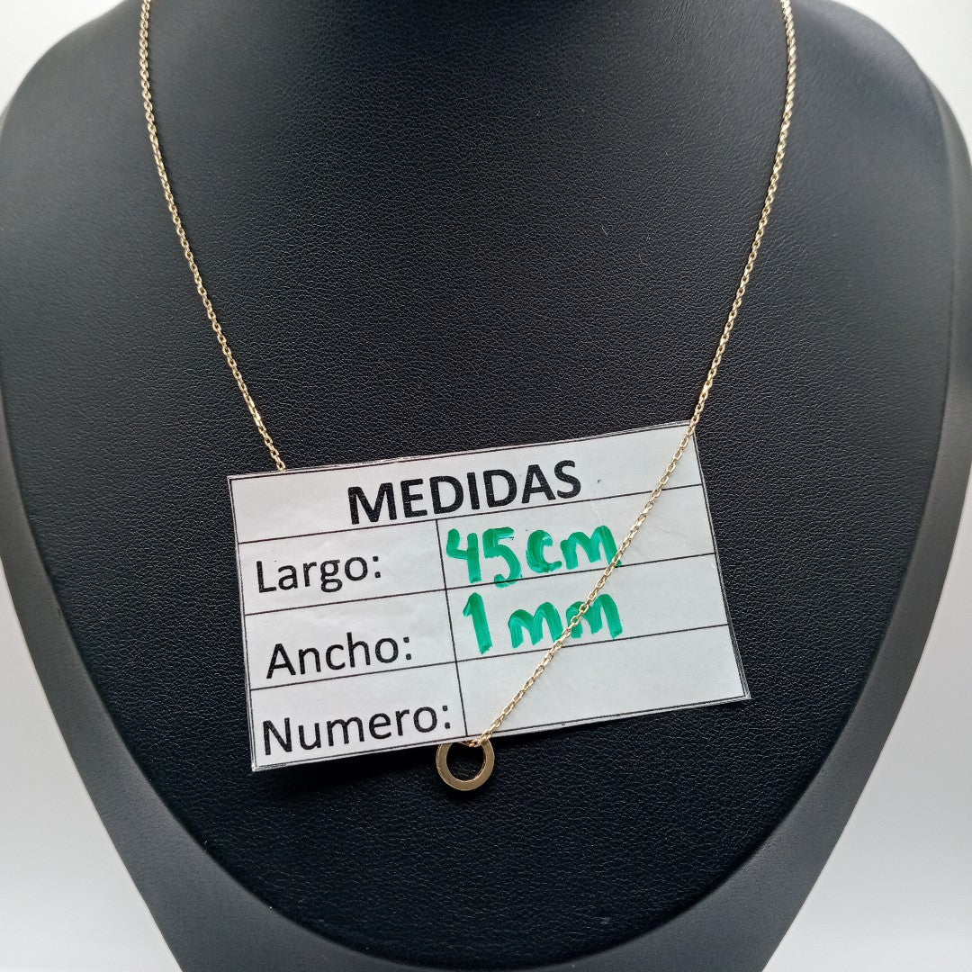 GARGANTILLA ORO 10 K 1,70 GRMS (SEMINUEVO)