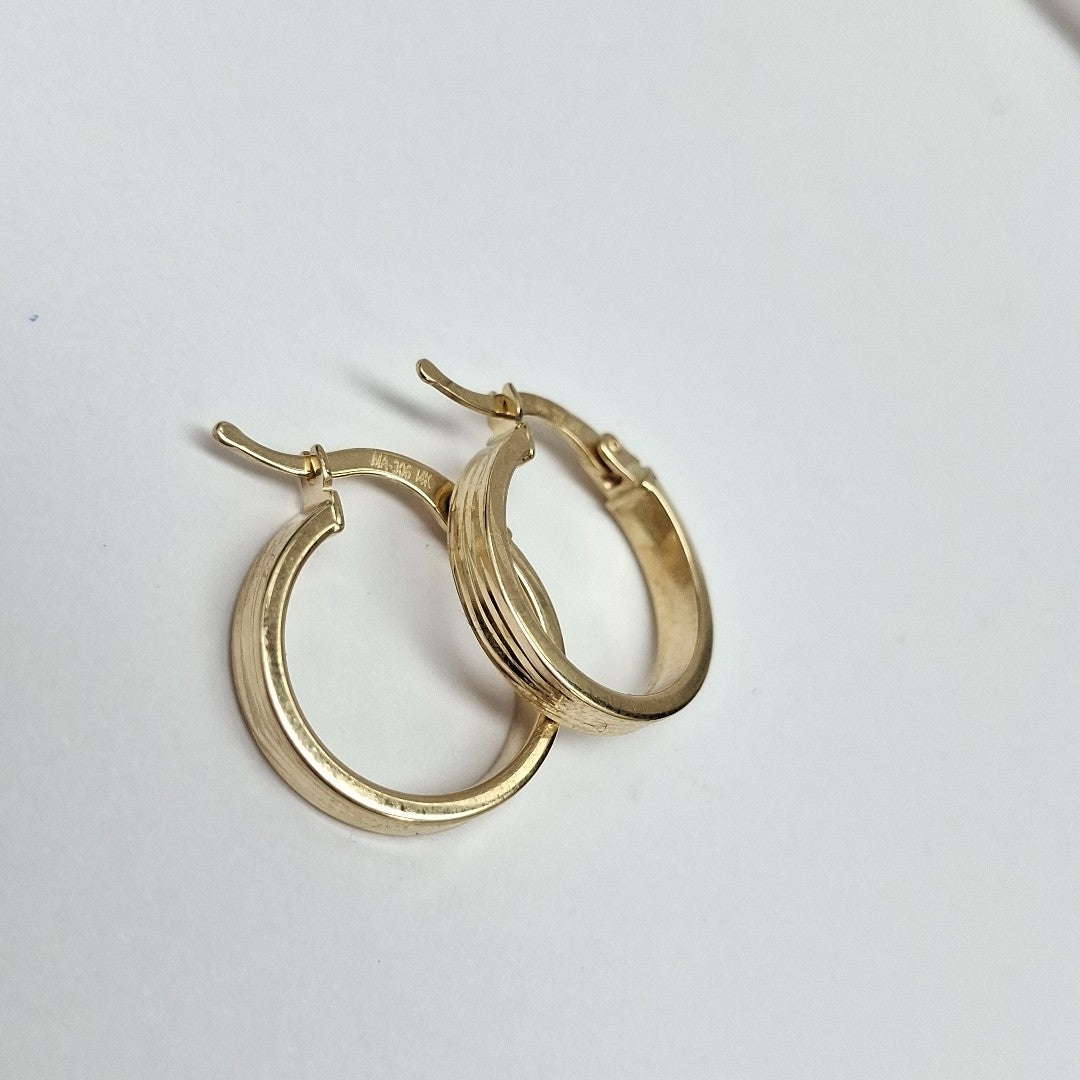 ARRACADAS ORO 14K 1.4 (NUEVO)