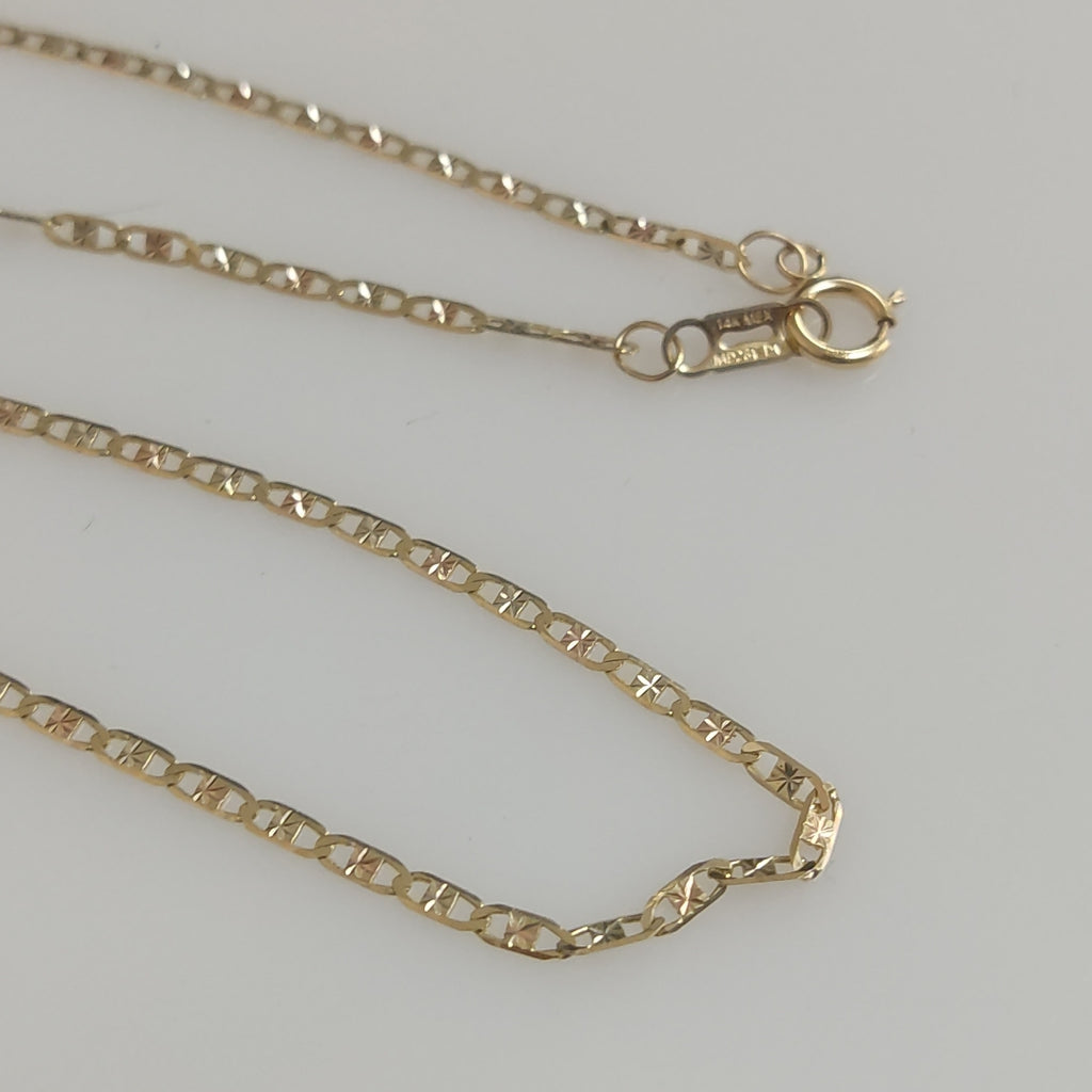 CADENA ORO 14 K 2.1 GRMS (SEMINUEVO)