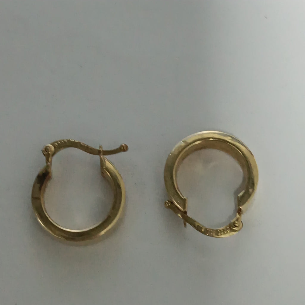 ARRACADAS PAR ORO 10 K 1.7 GRMS (SEMINUEVO)