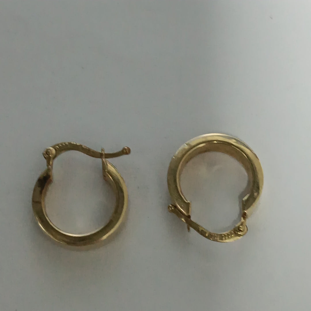 ARRACADAS PAR ORO 10 K 1.7 GRMS (SEMINUEVO)