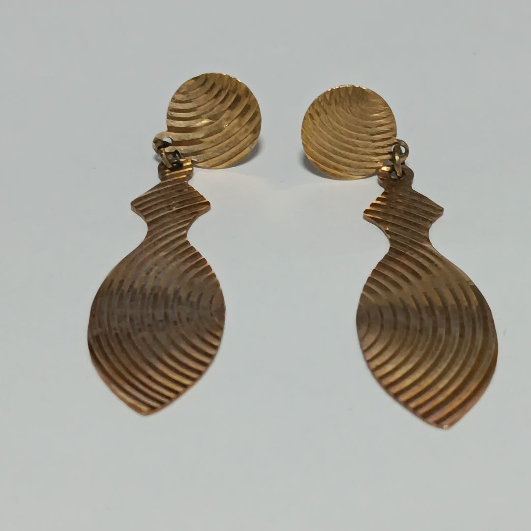 ARETES PAR ORO 10 K 5.2 GRMS (SEMINUEVO)