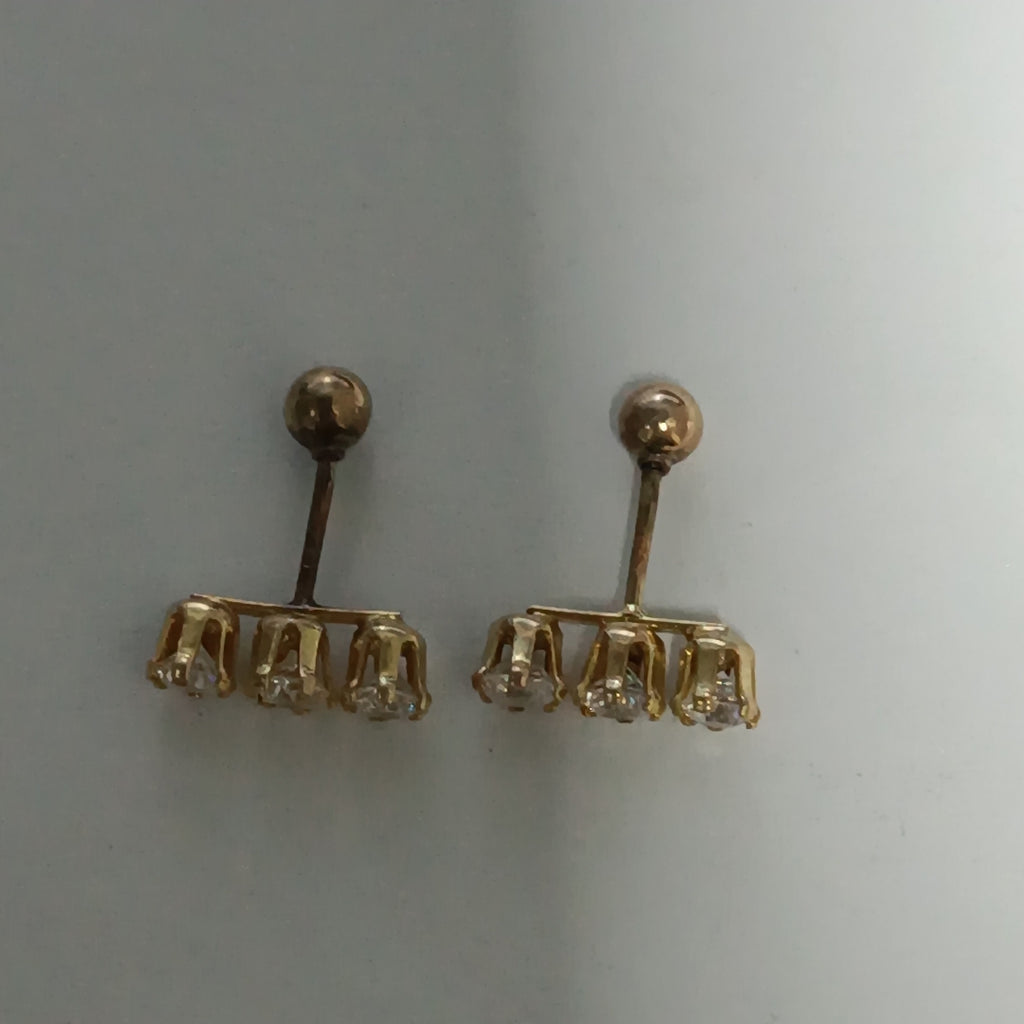 ARETES PAR ORO 10 K 0.8 GRMS (SEMINUEVO)