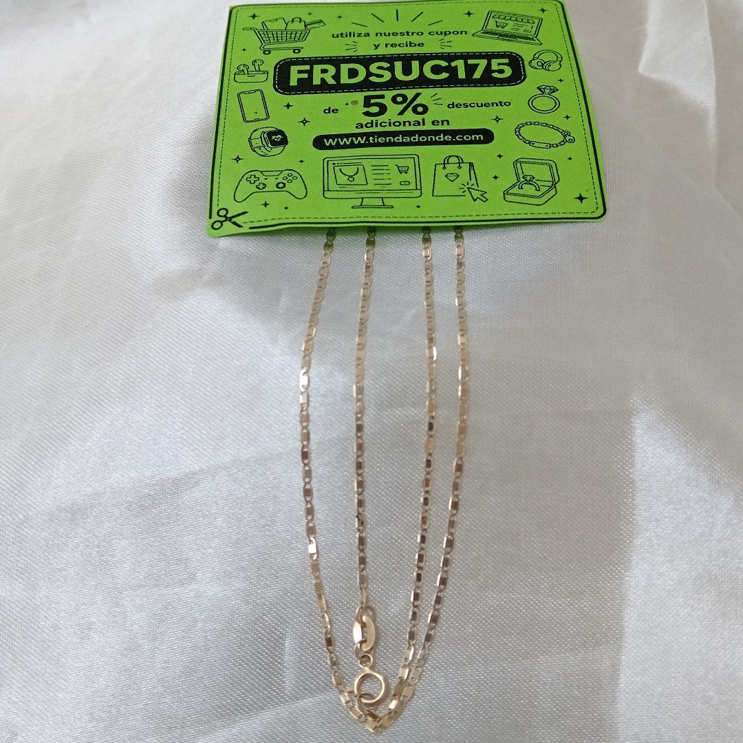 CADENA ORO 14 K 2,10 GRMS (SEMINUEVO)